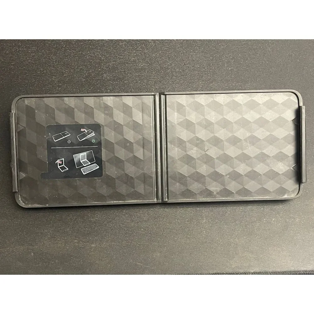 Microsoft Wedge Wireless Bluetooth Black Keyboard  W/ Cover X18-26063-03‎ YT SZ